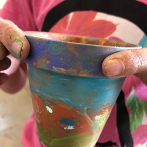 Paint a Pot for Wildflowers